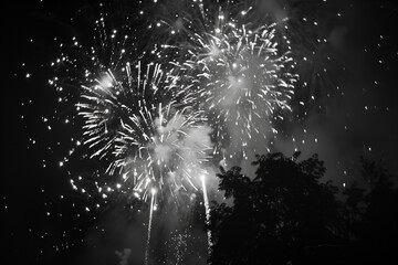 fireworks in the night sky, celebration