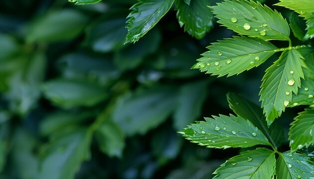 Natural green leaves plants using background cover page environment ecology or greenery wallpaper