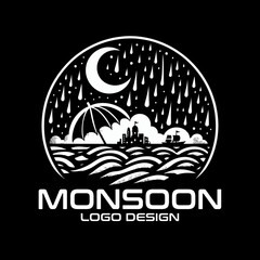 Monsoon Vector Logo Design