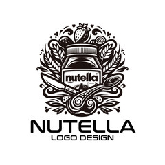 Obraz premium Nutella Vector Logo Design