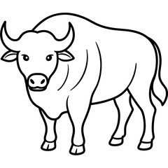 head of a Buffalo mascot,Buffalo silhouette,Cow face vector,icon,svg,characters,Holiday t shirt,black Hippopotamus face drawn trendy logo Vector illustration,Buffalo line art on a white background