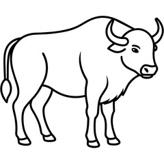 head of a Buffalo mascot,Buffalo silhouette,Cow face vector,icon,svg,characters,Holiday t shirt,black Hippopotamus face drawn trendy logo Vector illustration,Buffalo line art on a white background