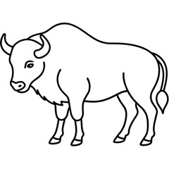 head of a Buffalo mascot,Buffalo silhouette,Cow face vector,icon,svg,characters,Holiday t shirt,black Hippopotamus face drawn trendy logo Vector illustration,Buffalo line art on a white background