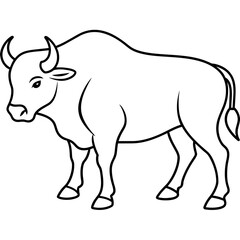 head of a Buffalo mascot,Buffalo silhouette,Cow face vector,icon,svg,characters,Holiday t shirt,black Hippopotamus face drawn trendy logo Vector illustration,Buffalo line art on a white background