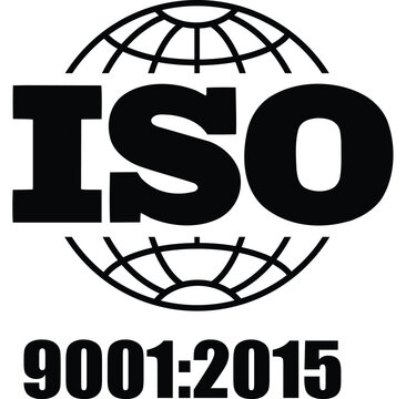 Certified Company Certificate ISO 9001:2015 Black vector, Quality Certificate, iso mark certification