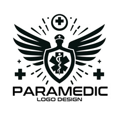 Paramedic Vector Logo Design