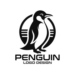 Penguin Vector Logo Design