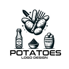 Potatoes Vector Logo Design
