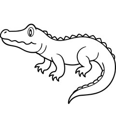 crocodile isolated on white mascot,crocodile silhouette,crocodile face vector,icon,svg,characters,Holiday t shirt,black crocodile face drawn trendy logo Vector illustration,crocodile line art on a whi