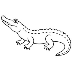 crocodile isolated on white mascot,crocodile silhouette,crocodile face vector,icon,svg,characters,Holiday t shirt,black crocodile face drawn trendy logo Vector illustration,crocodile line art on a whi