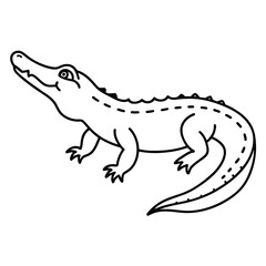 crocodile isolated on white mascot,crocodile silhouette,crocodile face vector,icon,svg,characters,Holiday t shirt,black crocodile face drawn trendy logo Vector illustration,crocodile line art on a whi