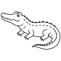 crocodile isolated on white mascot,crocodile silhouette,crocodile face vector,icon,svg,characters,Holiday t shirt,black crocodile face drawn trendy logo Vector illustration,crocodile line art on a whi