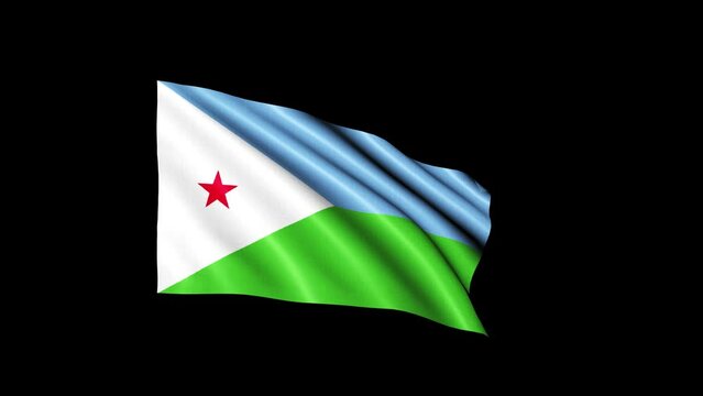 Djibouti Flag Loop