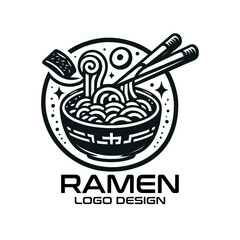 Ramen Vector Logo Design