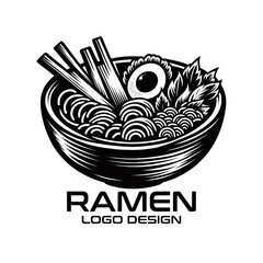 Ramen Vector Logo Design