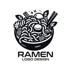 Ramen Vector Logo Design