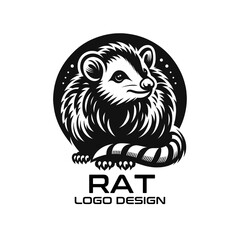 Rat Vector Logo Design