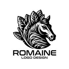 Romaine Vector Logo Design
