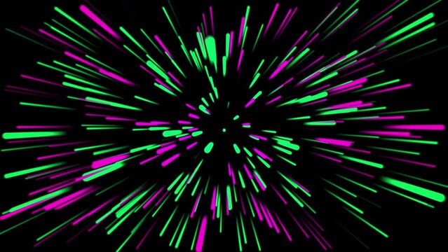 Transparent Neo Looping Background, Glow Background QuickTime, Lines 3D Seamless Animation, Neon Glowing Ray