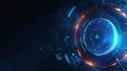 Technology web background. Virtual concept