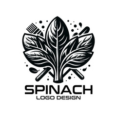 Spinach Vector Logo Design