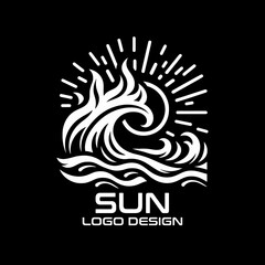 Sun Vector Logo Design