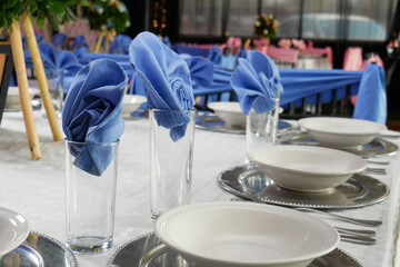 table service for wedding party
