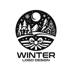 Winter Vector Logo Design
