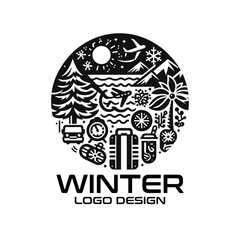 Winter Vector Logo Design