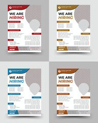 Hiring Job flyer design, We are hiring Job advertisement flyer poster template, Job Vacancy Flyer Template, Job Recruitment Flyer, We are Hiring Job Flyer Template