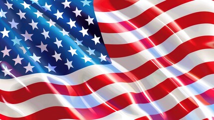 Fototapeta premium 4th july, independence day of US. vector illustration.