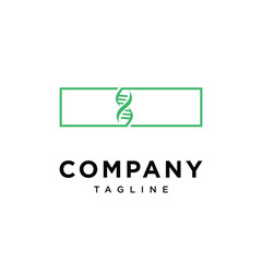 square genetic logo icon vector template.eps