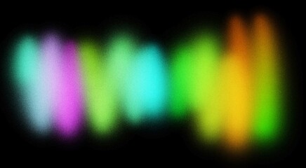 Dark black orange green blue spot , color gradient rough abstract background shine bright light and glow template empty space , grainy noise grungy texture