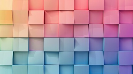 Rectangle art of pink, violet, magenta bricks in symmetrical pattern on flooring banner background 