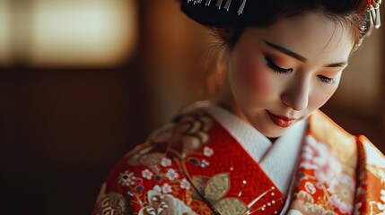 Timeless Beauty: Japanese Bride Close-ups