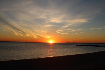 sunrise at the beach