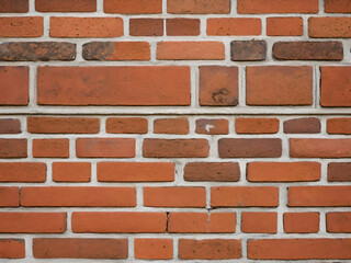 Fototapeta premium Red brick wall texture