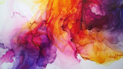  the dynamic energy of a colorful alcohol ink abstract creation, where vivid hues explode across the canvas in a riot of color and movement,   - obrazy, fototapety, plakaty