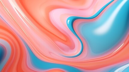 3d abstract background with colorful wavy lines