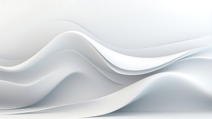 Obraz premium White abstract background with smooth lines