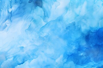 Obraz premium Abstract blue watercolor background