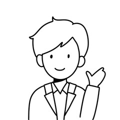 Business man in suit Avatar