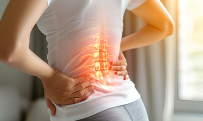 Woman with Back Pain