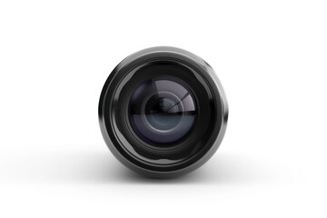 camera lens  isolated on white background