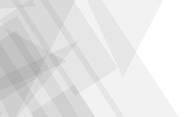 Abstract white and grey geometric triangle background. Abstract white pattern, squares texture banner design.