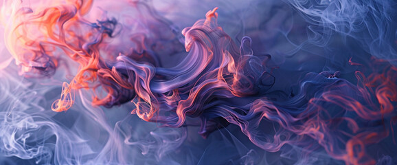 Surrender to the enchanting beauty of abstract art with this AI-generated creation, where tendrils...