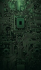Close up of electronic circuit board