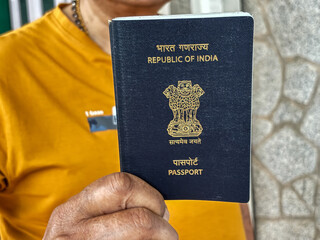 Some creative shots of Indian passport 