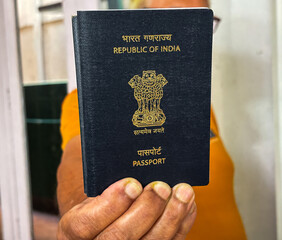 Some creative shots of Indian passport 