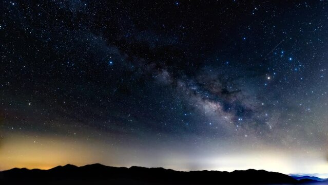 天の川タイムラプス24bps